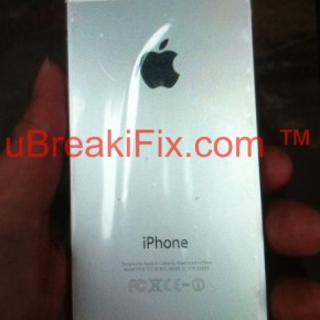 iPhone 5 Rückseite silver