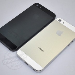 iPhone 5 Rückseite black and white
